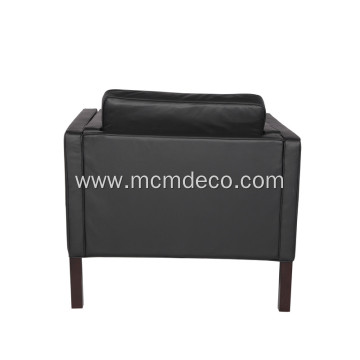 Mogensen Leather Easy chair Replica